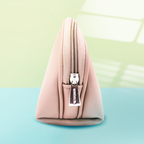 MINISO Tas Penyimpanan Kosmetik Tempat Makup Cosmetic Bag Simple，Tas KosmetikPouch Dompet /Make Up Cosmetic Mini Bag  /Tas penyimpanan barang makeup kotak