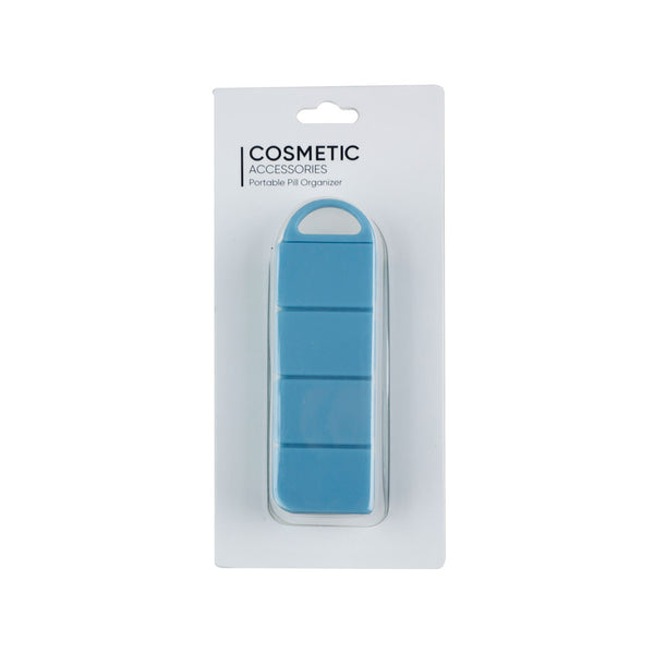 MINISO Kotak Obat Tempat Penyimpanan Obat Pil Pill Organizer Portable Serbaguna 4 Slot Kasus Box