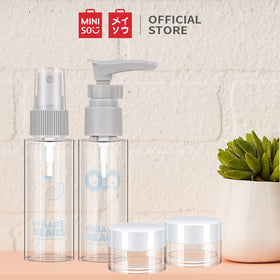 Miniso Official Botol travel set We Bare Bears Travel Kit