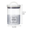 MINISO Kontainer Penyimpanan Sederhana PP Vacuum Dengan Tutup 1.5L / 300ml / 600ml