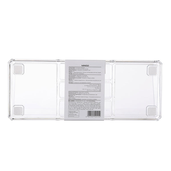 MINISO Box Penyimpanan Make Up Kosmetik Transparan Multifungsi