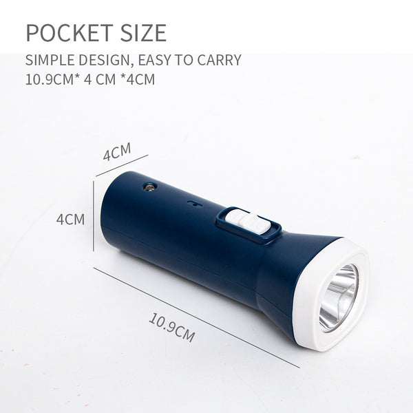 MINISO Lampu Senter Flashlight Led Pengisi Daya USB 1200mAh