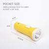 MINISO Lampu Senter Flashlight Led Pengisi Daya USB 1200mAh Disi Ulang Neon UV Identifikasi Uang Palsu Tetector Fake Money Super Terang Rumah Luar Ruangan Baca Outdoor Camping Indoor Mini Portable Jarak Jauh Tembak Harian Charger Simple emergency Baterai