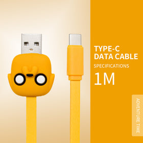 MINISO Charger Kabel Data TYPE-C 1m - Adventure Time