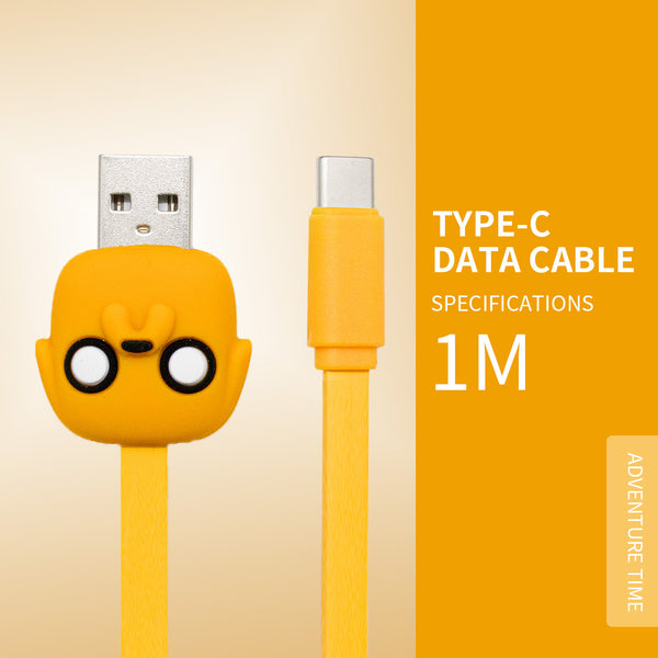 MINISO Charger Kabel Data TYPE-C 1m - Adventure Time
