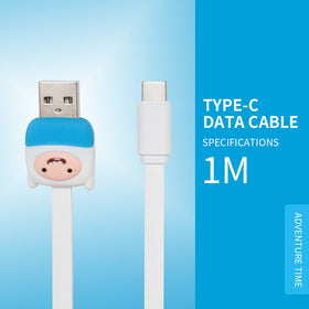 MINISO Charger Kabel Data TYPE-C 1m - Adventure Time