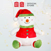 MINISO Boneka Manusia Salju Snowman Doll Natal Bayi Lucu Imut Hadiah Natal Anak Mainan Inovatif Boneka Lembut Baju merah