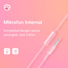 MINISO Headset Headphone Earphone On Ear Kabel Telinga Kucing Cat Ears