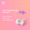 MINISO Headset Headphone Earphone On Ear Kabel Telinga Kucing Cat Ears