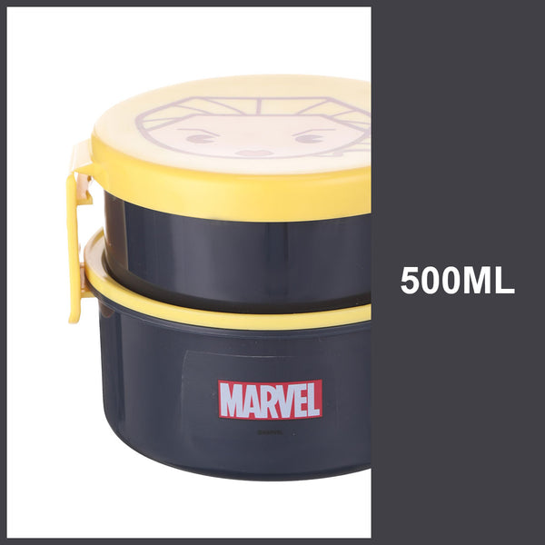 MINISO MARVEL  Double-layered Bento Box kotak makanan food box Spider man/  Iron Man/ Hulk/ Captain America/ Thor/ Captain Marvel
