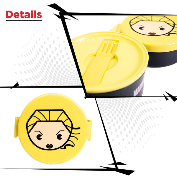 MINISO MARVEL  Double-layered Bento Box kotak makanan food box Spider man/  Iron Man/ Hulk/ Captain America/ Thor/ Captain Marvel