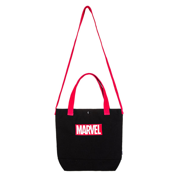 MINISO X Marvel Tas Belanja Bordir Crossbody Bag Tas Selempang Marvel Logo