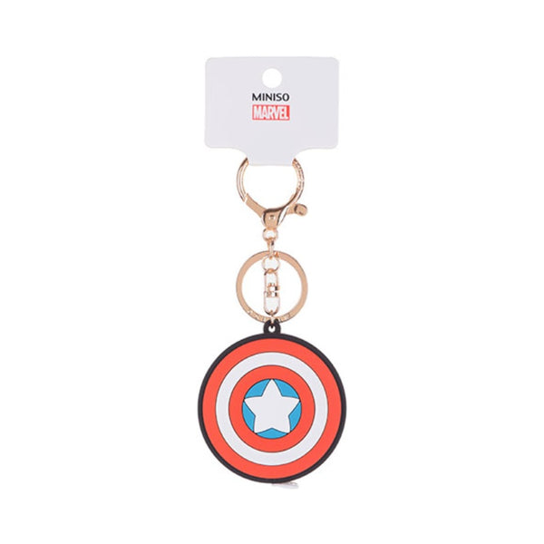 MINISO X MARVEL Pesona Tas dengan Pita Pengukur Dekorasi Tas Liontin Tas