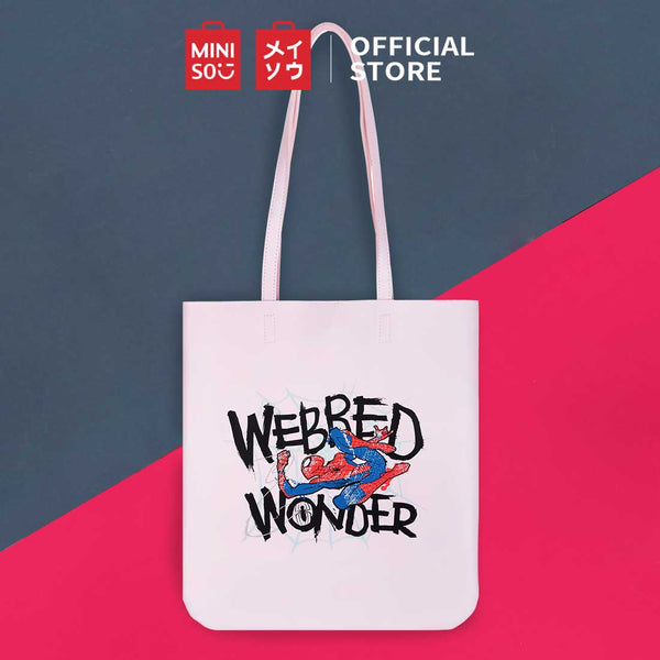 MINISO X MARVEL Tote Bags Tas Bahu Tas Belanja