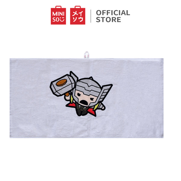 MINISO X MARVEL Handuk Anak 100% Katun Fluffy Terry 50x25cm