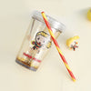 MINISO X MARVEL Tumbler dengan Tutup dan Botol Air Sedotan 320ml