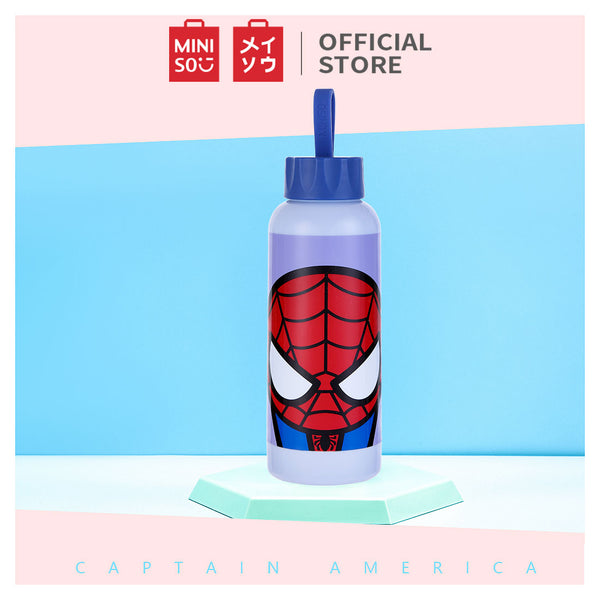 MINISO X MARVEL Botol Minum Tempat Tumbler Tumblr Kaca Buram 300ml
