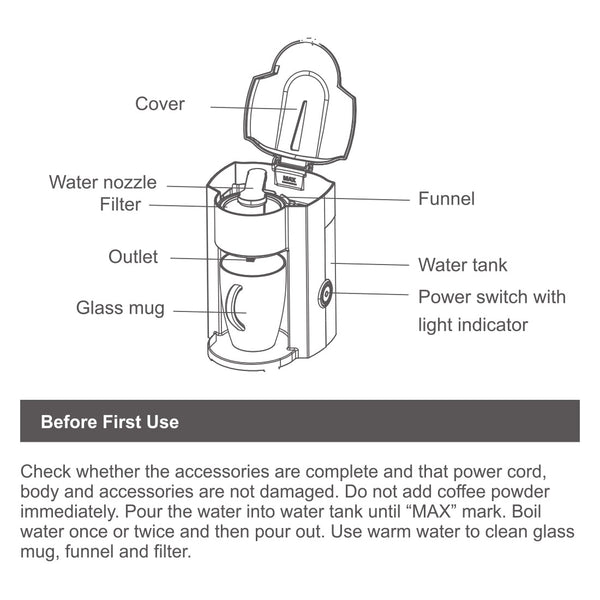 Miniso Official Coffe Maker/Mesin Kopi
