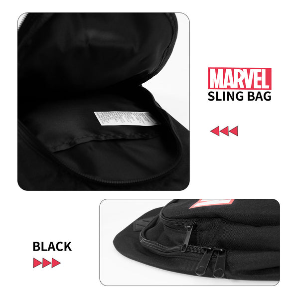 MINISO Marvel Tas Selempang Pria Crossbody Chest Bag Fashion untuk Sekolah Bepergian