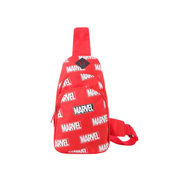MINISO Marvel Tas Selempang Pria Crossbody Chest Bag Fashion untuk Sekolah Bepergian