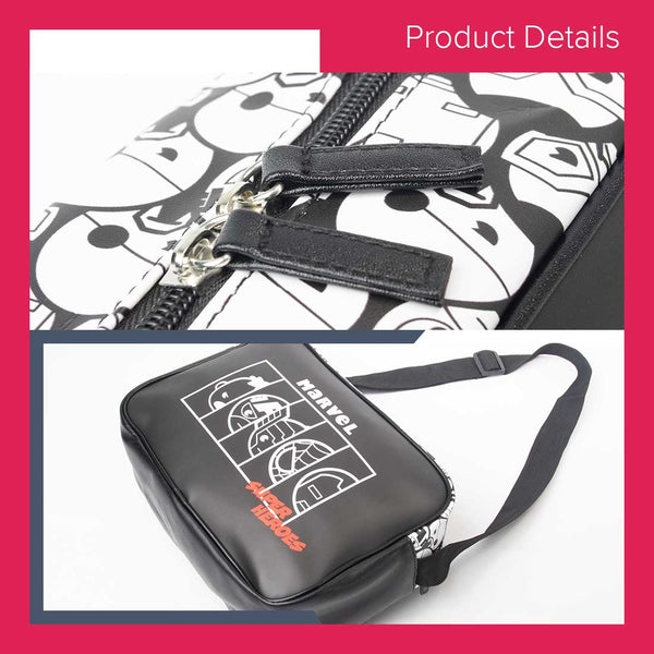 MINISO Marvel Tas Selempang Persegi Panjang Tas Bahu Crossbody Shoulder Bag