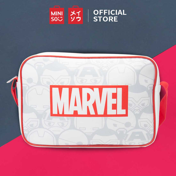 MINISO Marvel Tas Selempang Persegi Panjang Tas Bahu Crossbody Shoulder Bag