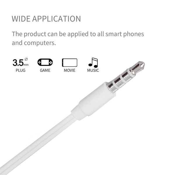 MINISO Headset Earphone Kabel Earbuds In Ear Headphone Klasik Musik