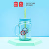 MINISO X MARVEL Botol Minum Tumbler Tempat Air Minum Sedotan Straw Kaca 470ml/710ml