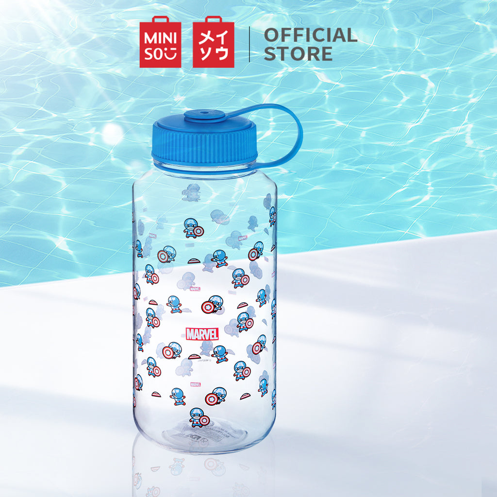 MINISO X MARVEL Water Bottle Botol Plastik Portabel 1150ml