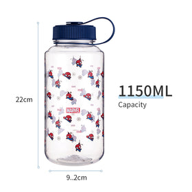 MINISO X MARVEL Water Bottle Botol Plastik Portabel 1150ml