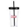 MINISO Marvel Botol Minum Tumbler Tempat Air Minum Sedotan Straw 420ml Gelas Water Bottle Tumbler Tumblr Wadah Penyimpanan Anak Perempuan Laki Sekolah Travel Sport Olahraga Plastik Transparan Lucu Karakter Motif Kartun Premium Portable Ringan Huruf
