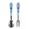 MINISO Marvel Set Sendok Garpu 2 Pcs Traveling Travel Peralatan Makan Tableware Portable Alat Stainless Alat Makan Set Cutlery Stainless Anak Dewasa Fork Spoon Dapur Warna-warni Lucu Berkualitas High Quality Premium