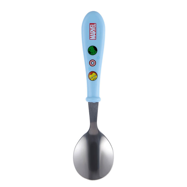 MINISO Marvel Set Sendok Garpu 2 Pcs Traveling Travel Peralatan Makan Tableware Portable Alat Stainless Alat Makan Set Cutlery Stainless Anak Dewasa Fork Spoon Dapur Warna-warni Lucu Berkualitas High Quality Premium