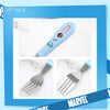 MINISO Marvel Set Sendok Garpu 2 Pcs Traveling Travel Peralatan Makan Tableware Portable Alat Stainless Alat Makan Set Cutlery Stainless Anak Dewasa Fork Spoon Dapur Warna-warni Lucu Berkualitas High Quality Premium