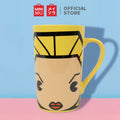 MINISO Marvel Cangkir Keramik Mug Gelas karakter lucu Gelas Minum Susu Kopi Tumblr Kramik 550ml