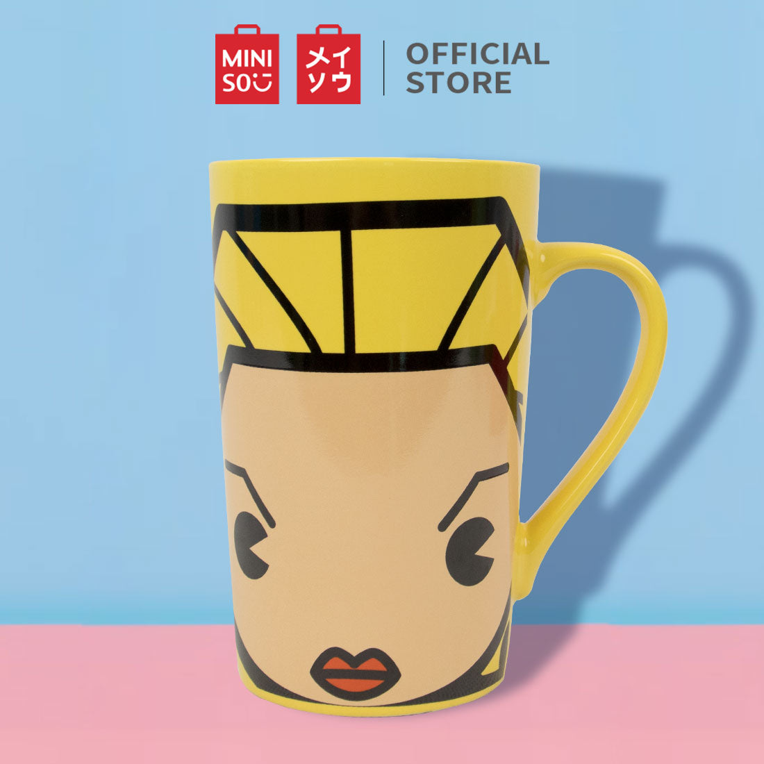 MINISO Marvel Cangkir Keramik Mug Gelas karakter lucu Gelas Minum Susu Kopi Tumblr Kramik 550ml