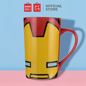 MINISO Marvel Cangkir Keramik Mug Gelas karakter lucu Gelas Minum Susu Kopi Tumblr Kramik 550ml