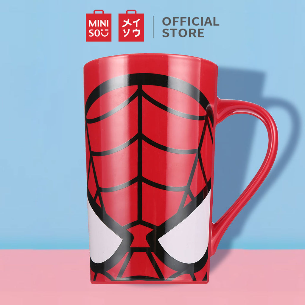 MINISO Marvel Cangkir Keramik Mug Gelas karakter lucu Gelas Minum Susu Kopi Tumblr Kramik 550ml