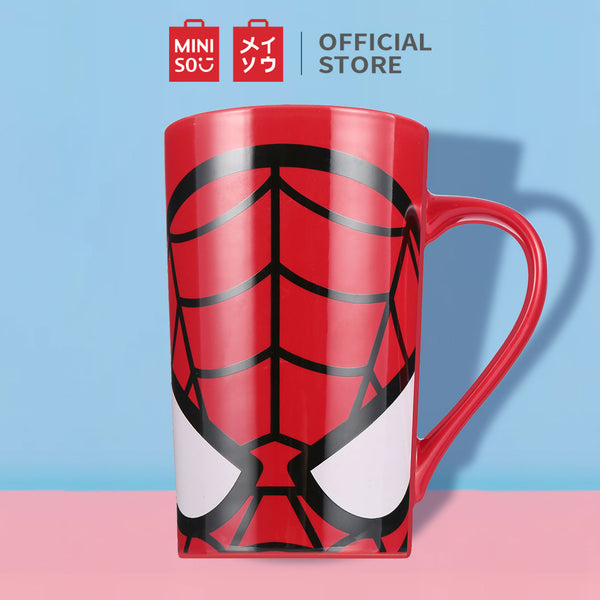 MINISO Marvel Cangkir Keramik Mug Gelas karakter lucu Gelas Minum Susu Kopi Tumblr Kramik 550ml