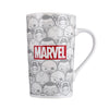 MINISO Marvel Cangkir Keramik Mug Gelas karakter lucu Gelas Minum Susu Kopi Tumblr Kramik Komik Dapur Rumah Kantor 550ml