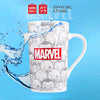 MINISO Marvel Cangkir Keramik Mug Gelas karakter lucu Gelas Minum Susu Kopi Tumblr Kramik Komik Dapur Rumah Kantor 550ml