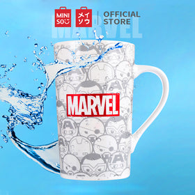 MINISO Marvel Cangkir Keramik Mug Gelas karakter lucu Gelas Minum Susu Kopi Tumblr Kramik Komik Dapur Rumah Kantor 550ml
