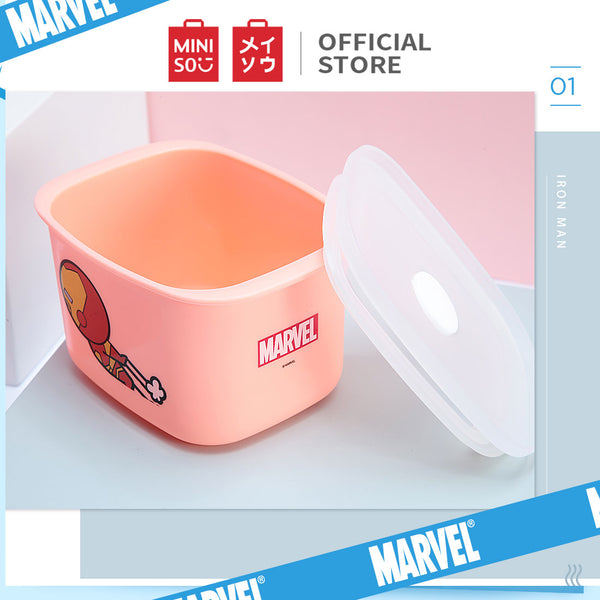 MINISO X Marvel Kotak Makan Siang Penyimpanan Makanan Minum Lunch Box 400ml/950ml