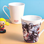 MINISO X MARVEL Mug Keramik Cangkir Kopi Cangkir Teh Panas dengan Pegangan 346ml