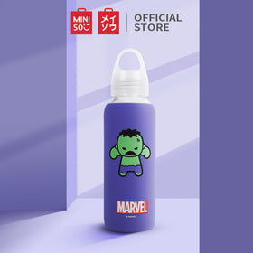 MINISO X MARVEL Botol Minum Tempat Tumbler Tumblr Kaca 300ml