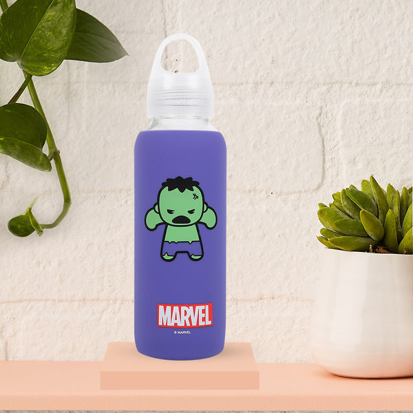 MINISO X MARVEL Botol Minum Tempat Tumbler Tumblr Kaca 300ml