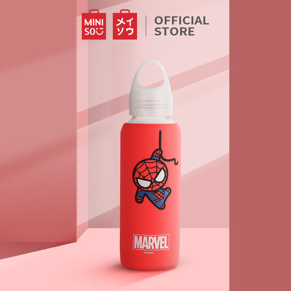 MINISO X MARVEL Botol Minum Tempat Tumbler Tumblr Kaca 300ml