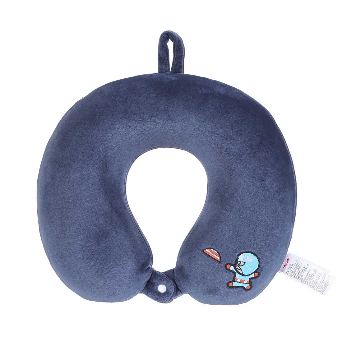 MINISO Marvel Bantal Leher Lucu Busa Memori U-Shaped Neck Pillow Memory Foam Travel Nyaman lembut Imut Spider Man