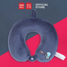 MINISO Marvel Bantal Leher Lucu Busa Memori U-Shaped Neck Pillow Memory Foam Travel Nyaman lembut Imut Spider Man