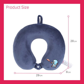 MINISO Marvel Bantal Leher Lucu Busa Memori U-Shaped Neck Pillow Memory Foam Travel Nyaman lembut Imut Spider Man